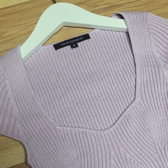 Lavender Knit Dress - Picture 2 of 4